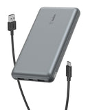باور بانك بيلكين 20 كيلو أوم 15 واط، منفذ USB-C للإدخال، منفذ USB-A للإخراج، لون رمادي فلكي