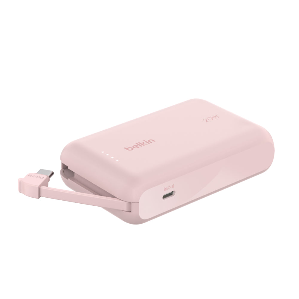 BELKIN Powerbank 10K With Intergrated Usb-C Cable Pi