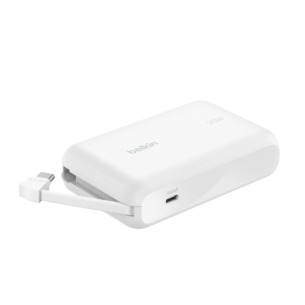 BELKIN Powerbank 10K With Intergrated Usb-C Cable Wh