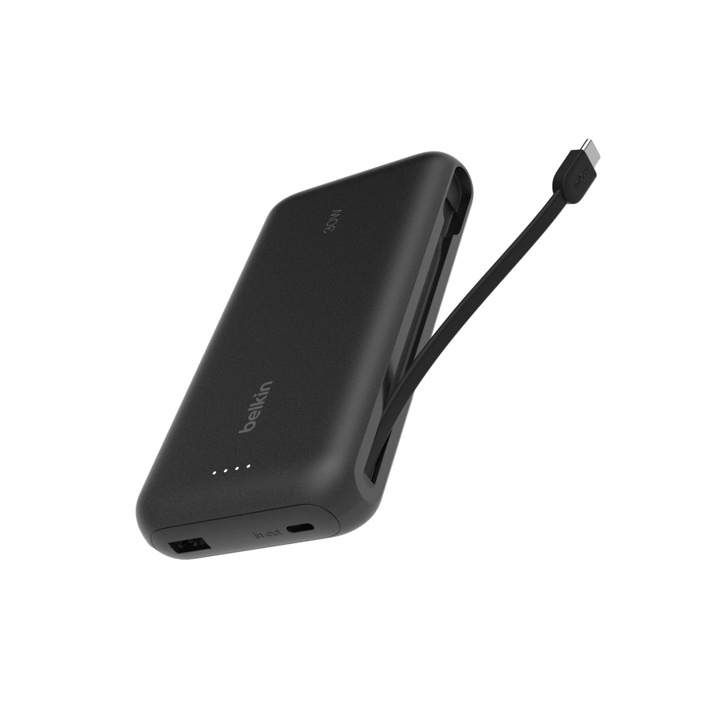BELKIN Powerbank 20K w/ Integrated Cable Black