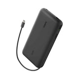 Belkin UltraCharge Pro Laptop Power Bank 25K | 158W Shared Output, Fast Charge Integrated 140W USB-C Cable, Digital Display, for MacBooks, Laptops, Tablets, SmartPhones, USB-C Devices, Black