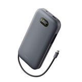 Belkin UltraCharge Pro Laptop Power Bank 25K | 158W Shared Output, Fast Charge Integrated 140W USB-C Cable, Digital Display, for MacBooks, Laptops, Tablets, SmartPhones, USB-C Devices, Charcoal