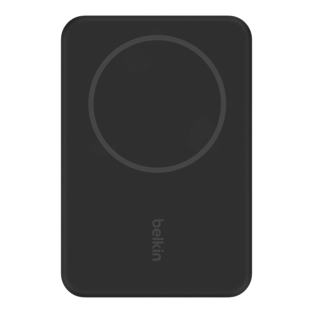 BELKIN BoostCharge Magnetic Wireless Power Bank 5K mAh MagSafe Compatible with Kick Stand - Black
