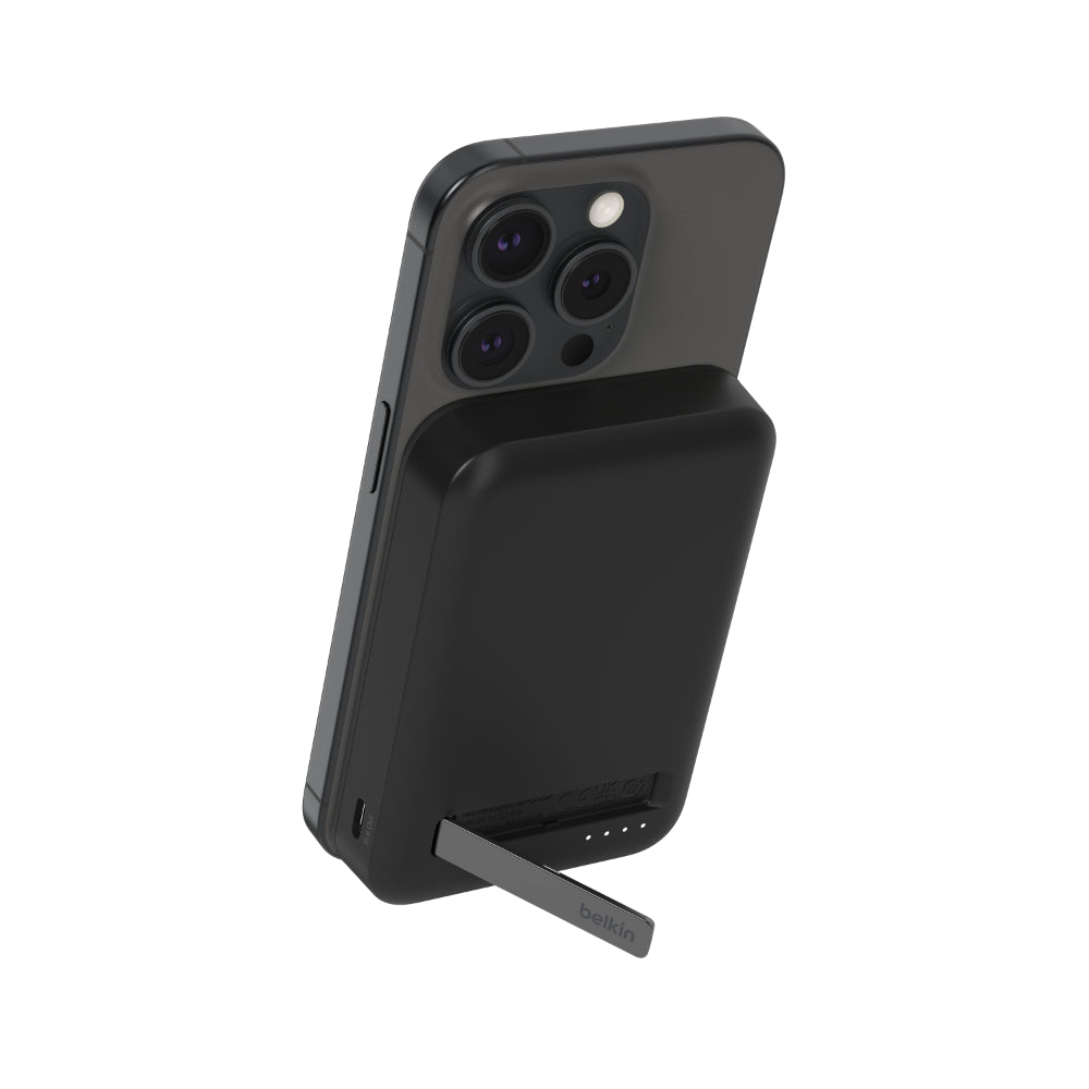 BELKIN Powerbank Qi2 Wireless 8K Kick Stand Black