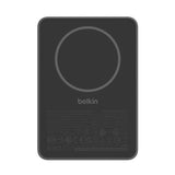 Belkin Slim Magnetic Power Bank 5K| Thin, Portable MagSafe Wireless & USB-C Charger, Strong Magnet, Pocket-Sized Power for iPhone & USB-C Devices, TSA Approved - Black