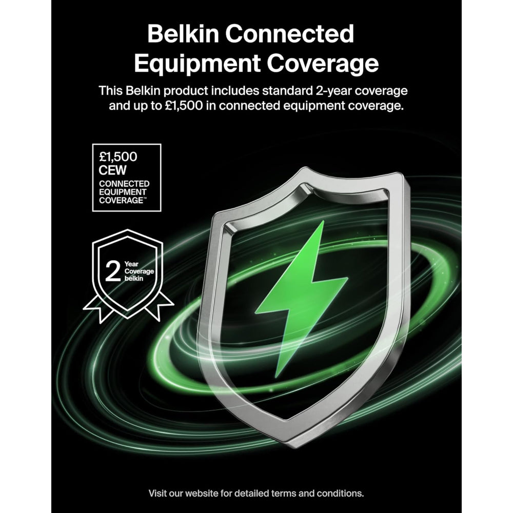 Belkin Slim Magnetic Power Bank 5K| Thin, Portable MagSafe Wireless & USB-C Charger, Strong Magnet, Pocket-Sized Power for iPhone & USB-C Devices, TSA Approved - Black