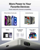 Belkin UltraCharge Slim Magnetic Power Bank 10K | Qi2 25W Wireless Charging, 30W USB-C Port, Digital Display, for iPhone 18/17/16/15/14/13/12, Samsung Phones w/ Magnetic Case, Sand
