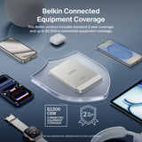 Belkin Ultracharge Pro Slim Magnetic Power Bank 5K | Qi2 15W Wireless Charging, Boostsolid Cell, Usb-C Charging, Or Iphone 18/17/16/15/14/13/12, Samsung Phones W/ Magnetic Case, Sand Metallic