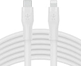 كابل بيلكين بوست تشارج فليكس USB-C إلى لايتنينج - 3 أمتار - أبيض