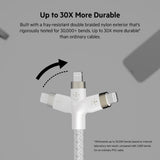 Belkin BOOST?CHARGE Pro Flex USB-C to Lightning Cable 1 Meter - MFi Certified, 25x more Heavy Duty, Includes Cable Clip, for Apple iPhone 13/12/11 Pro/Pro Max/Mini/X/8/8 Plus/iPad/Airpods - White