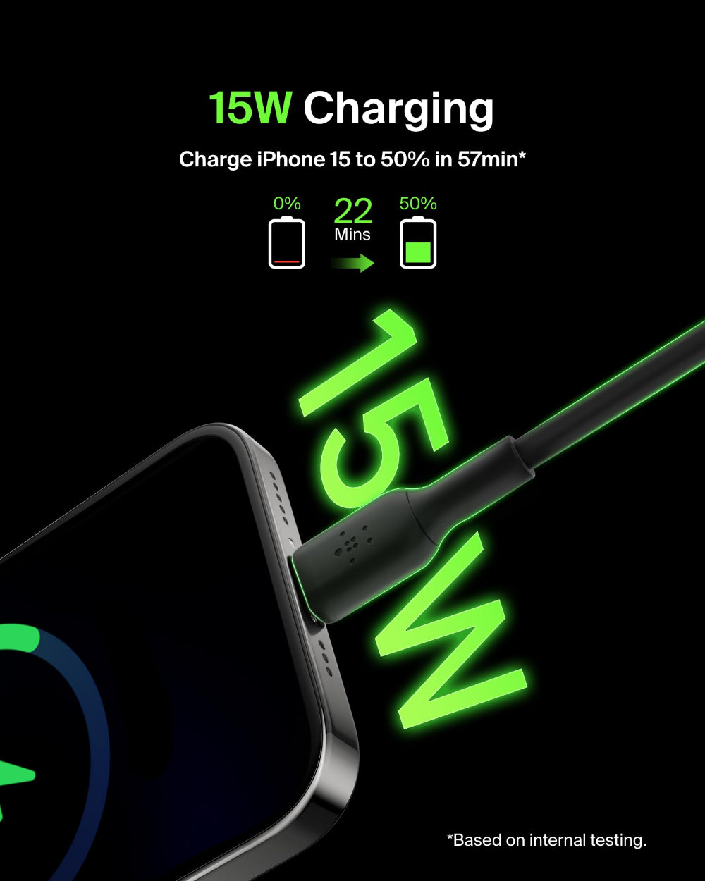 Belkin - Boost Charge USB-C to USB-A PVC Cable 1Meter - Black