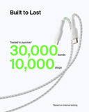 Belkin - Boost Charge USB-C to USB-A Braided Cable 2Meter - White