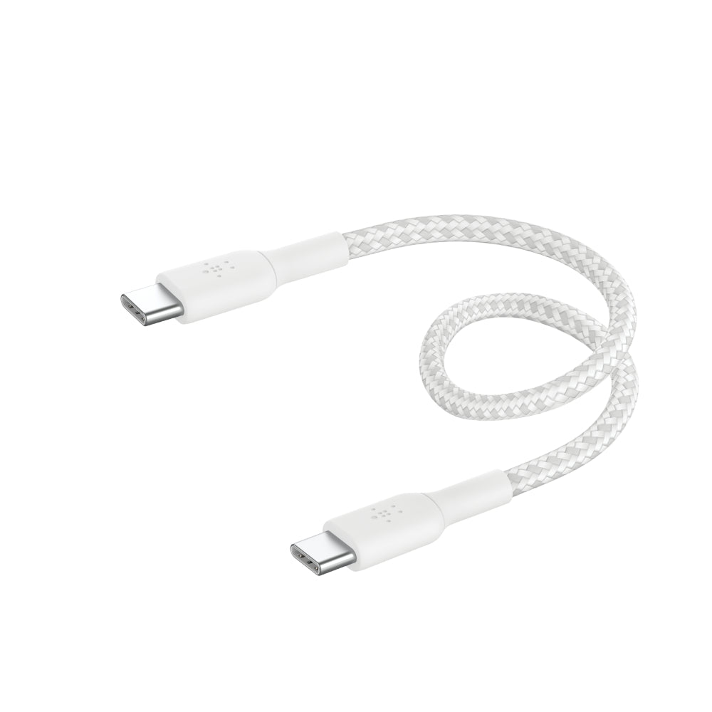 BELKIN Cable C To C Braided 2.0 0.15M White