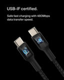Belkin - Boost Charge USB-C to USB-C Braided Cable 2Meter - Black