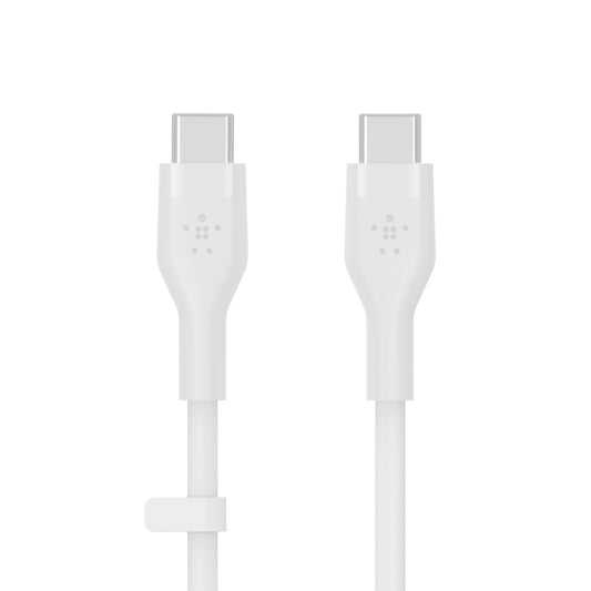 Belkin BoostCharge Flex USB-C to USB-C Charge & Sync Cable 3M| Fast Charge Power Delivery, Heavy Duty, for Apple MacBook Air/Pro, iPad Pro/Air/Mini, Samsung Galaxy S23/22 Ultra - White