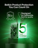 Belkin BoostCharge Pro Flex silicone USB-C Cable, USB-IF certified USB C to USB type C Fast Charging for iPhone 15, Samsung Galaxy S23, iPad, MacBook, Note, Pixel, more - 1m, 2pack, black/white
