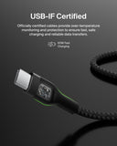 Belkin BoostCharge Pro Flex silicone USB-C Cable, USB-IF certified USB C to USB type C Fast Charging for iPhone 15, Samsung Galaxy S23, iPad, MacBook, Note, Pixel, more - 1m, 2pack, black/white