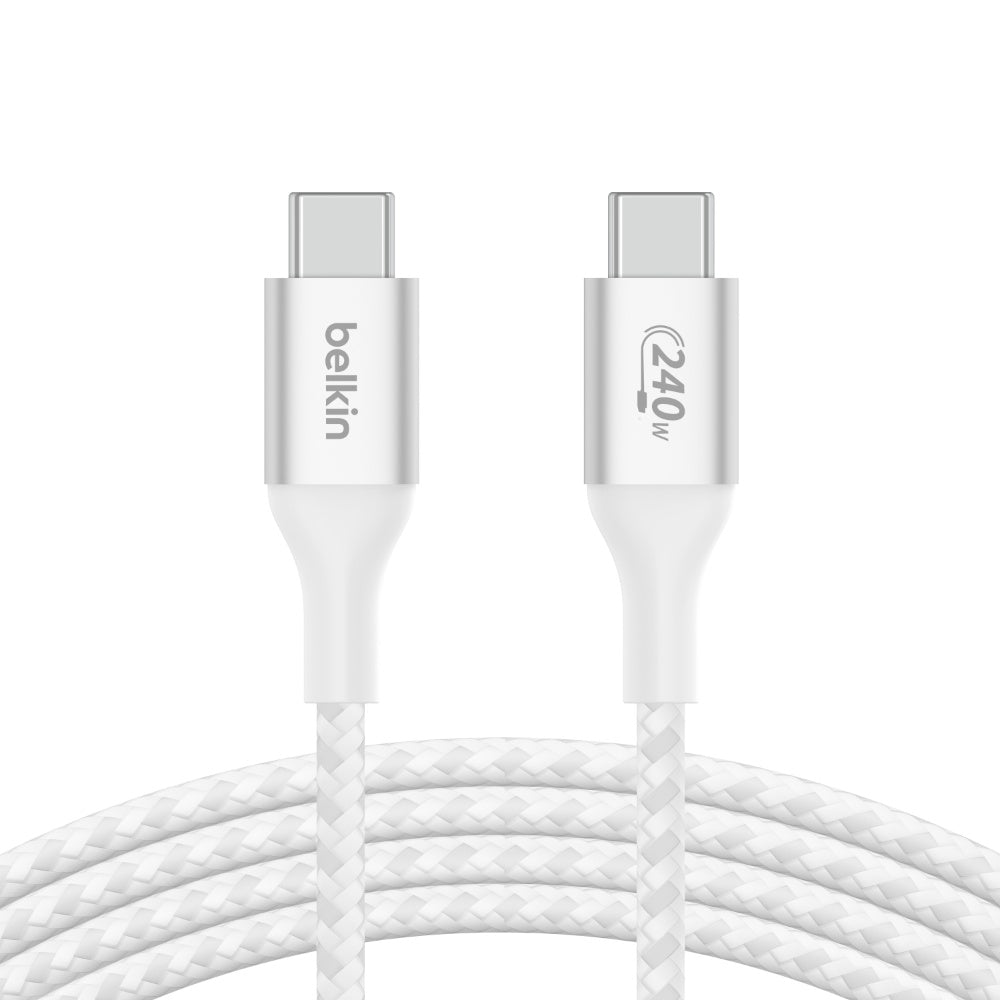 BELKIN BosstCharge Cable PD 3.1 Braided USb C to C Charging Cable 240W 1M