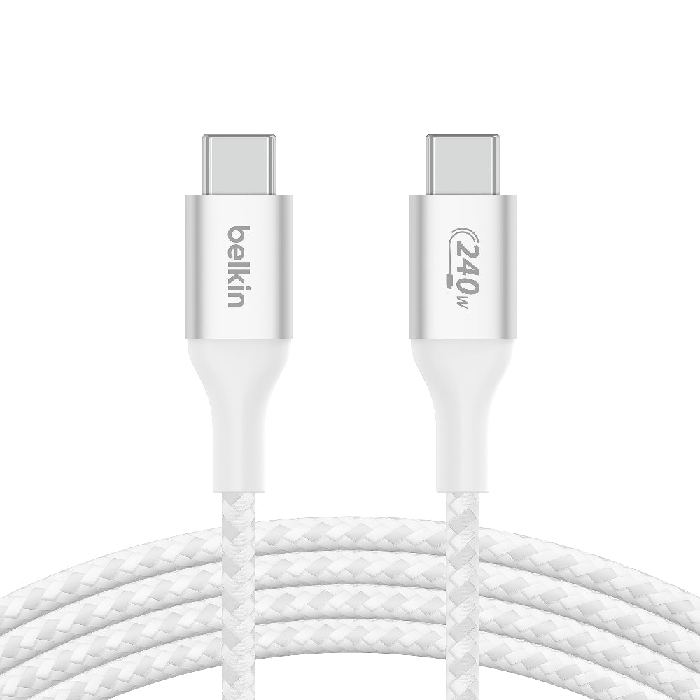 BELKIN BosstCharge Cable PD 3.1 Braided USb C to C Charging Cable 240W 1M