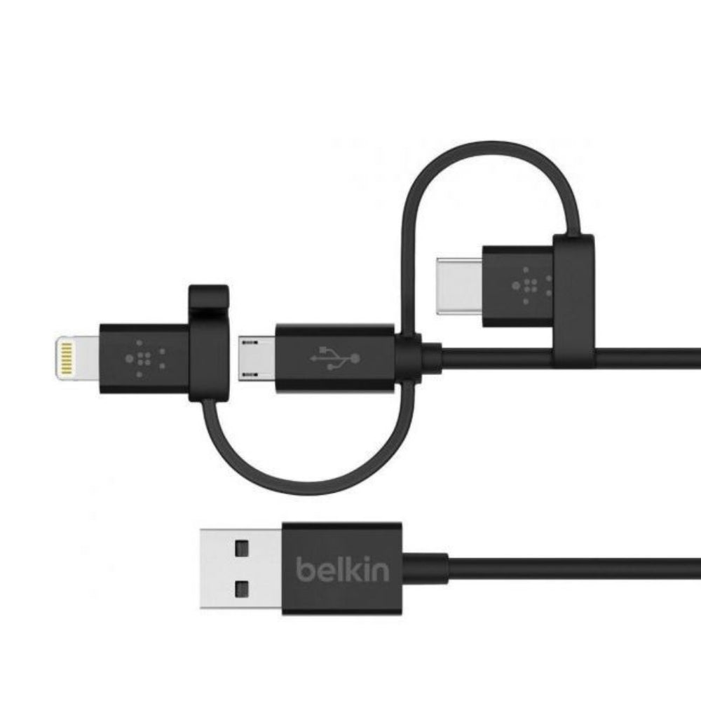 [OPEN BOX] BELKIN 3-in-1 Universal Charging Cable - Black
