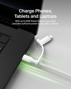 Belkin BoostCharge Pro 2-in-1 Cable 1.5m - view 7