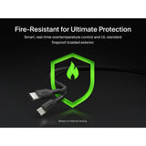 Belkin BoostCharge Pro 2-in-1 USB C to USB C Charger Cable 140W, Braided Dual Charging Cable - Fast-Charging Combo Cord with Smart Power Sharing for MacBook, iPhone, iPad, Samsung, Pixel, etc - Black