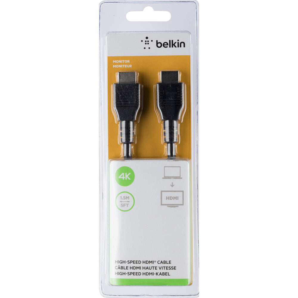 BELKIN HDMI To HDMI Audio Video Cable 1.5m Black