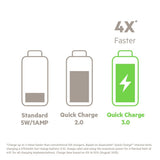 BELKIN BOOST UP Quick Charge 3.0 Car Charger with USB-A to USB-C Cable USB Type-C