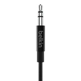 Belkin RockStar USB-C to 3.5mm Aux Cable| 3-Ft  Audio Cable, PVC Jacket with Aluminum Heads, Heavy Duty, for iPhone 15, Samsung Galaxy S23, Z Fold, iPad, MacBook, Pixel, more - Black