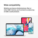 محول بيلكين روكستار 1X USB-C للصوت 1X USB-C للشحن -