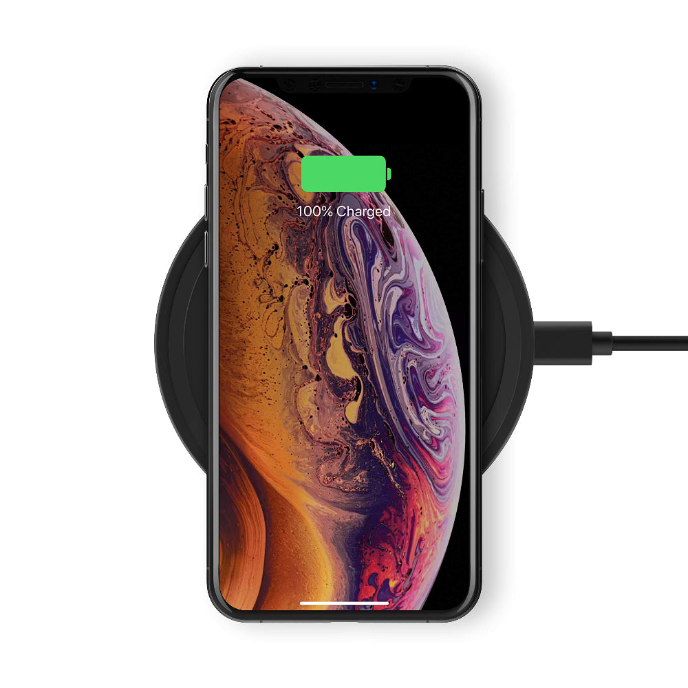 Belkin - Boost Up Wireless Charging Pad 10W with 1.2 m cable and AC adapter - Black