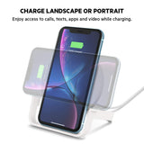 Belkin - Boost Up Wireless Charging Stand 10W with 1.2 m cable and AC adapter - White