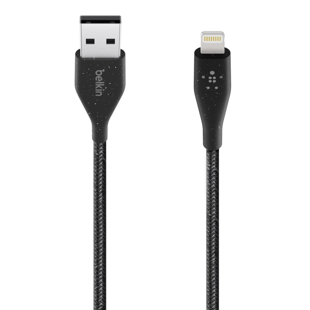 Belkin - Duratek Plus Lightning to USB-A cable 3M - Black