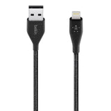 Belkin - Duratek Plus Lightning to USB-A cable 3M - Black