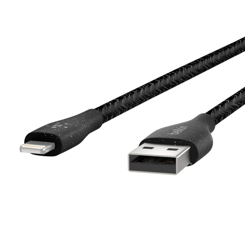 Belkin - Duratek Plus Lightning to USB-A cable 3M - Black