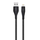 Belkin - Duratek Plus Lightning to USB-A cable 3M - Black