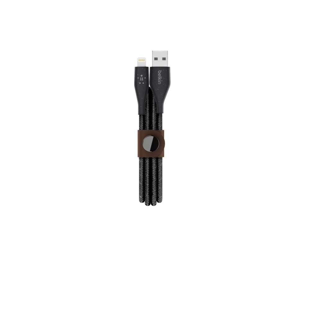 Belkin - Duratek Plus Lightning to USB-A cable 3M - Black