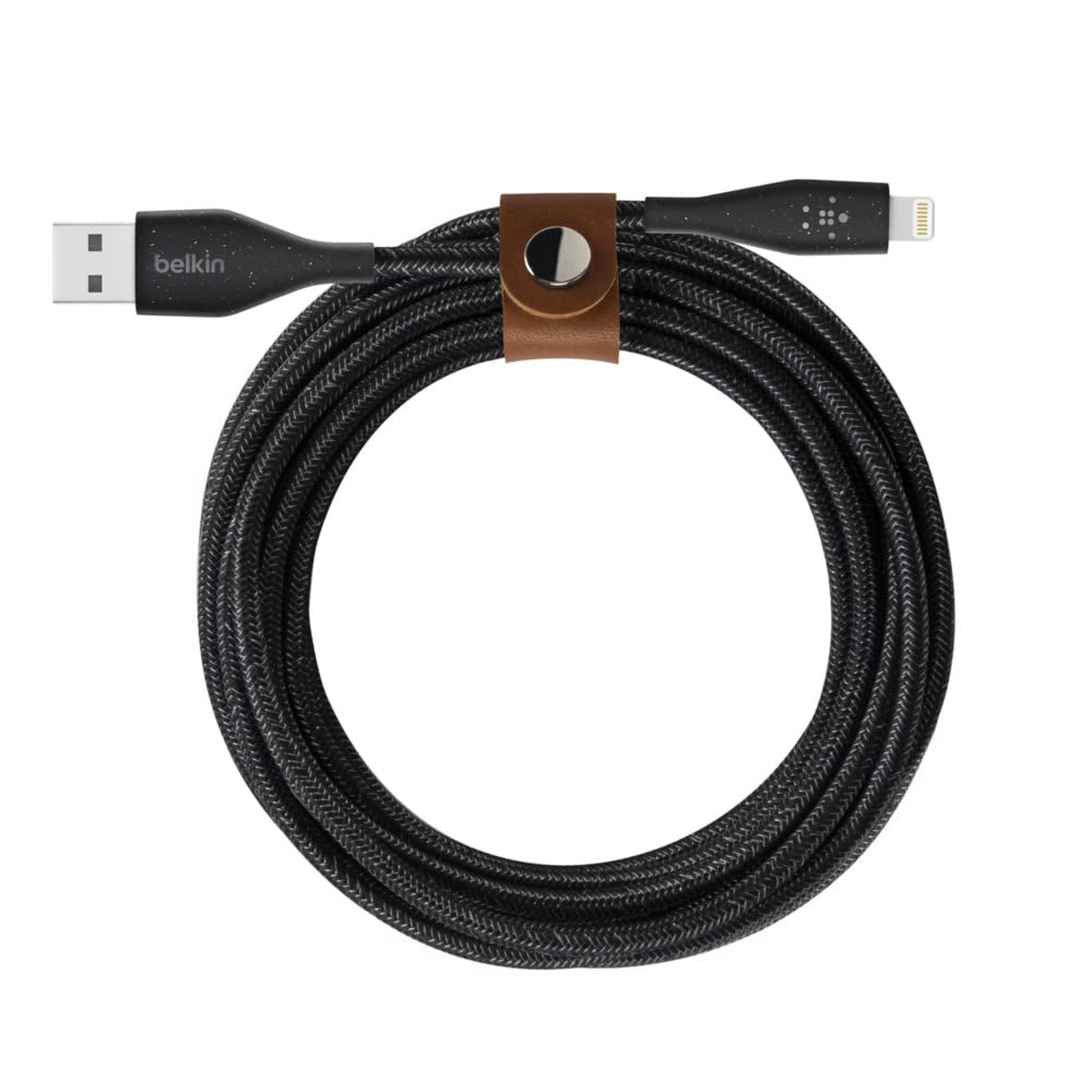 Belkin - Duratek Plus Lightning to USB-A cable 3M - Black