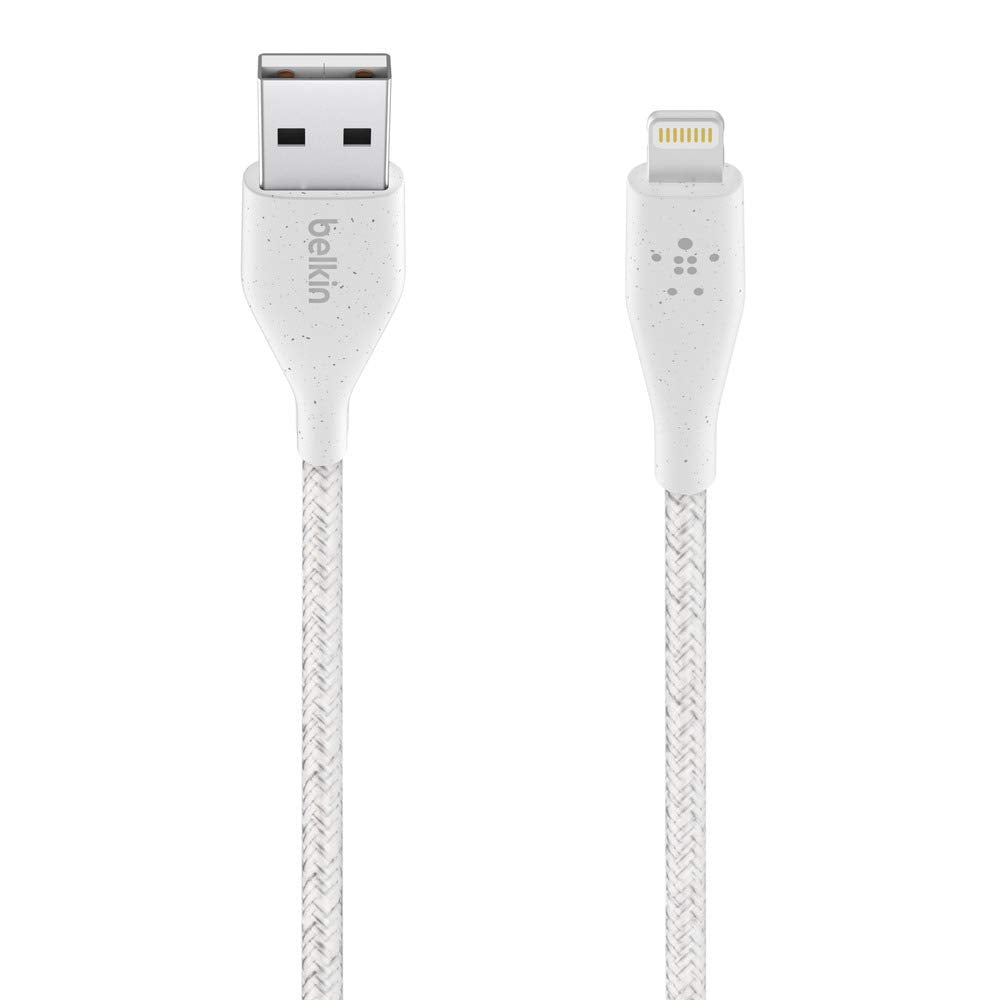 Belkin - Duratek Plus Lightning to USB-A cable 3M - White