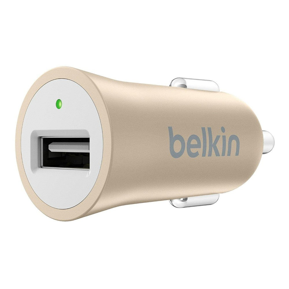 [OPEN BOX] BELKIN Premium Ultra-Fast 2.4AMP USB Car Charger - Gold