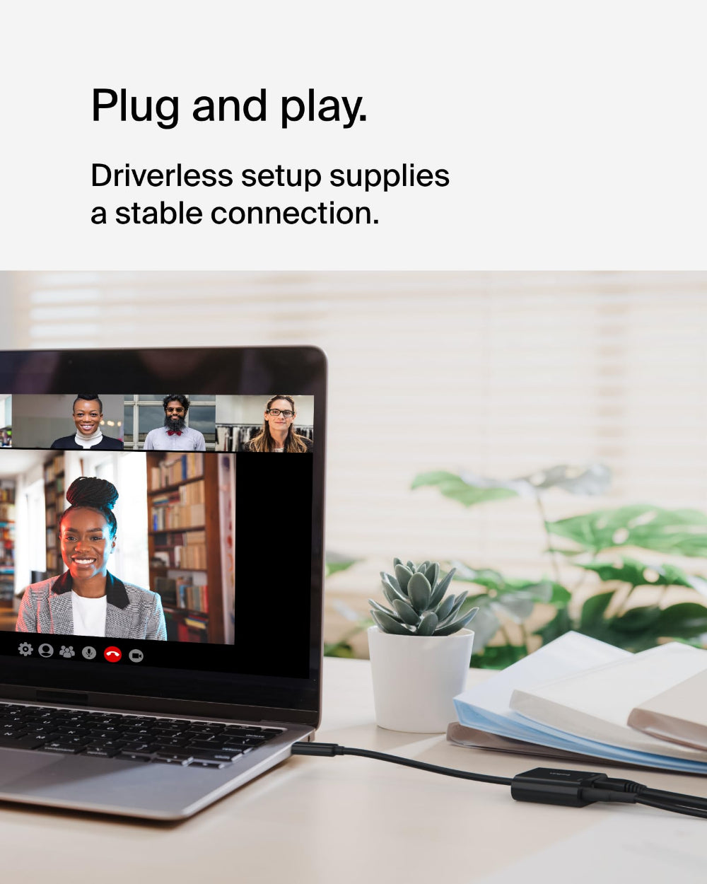 BELKIN Adapter Up To 100W Pd Usb C To Gigabit Ethern
