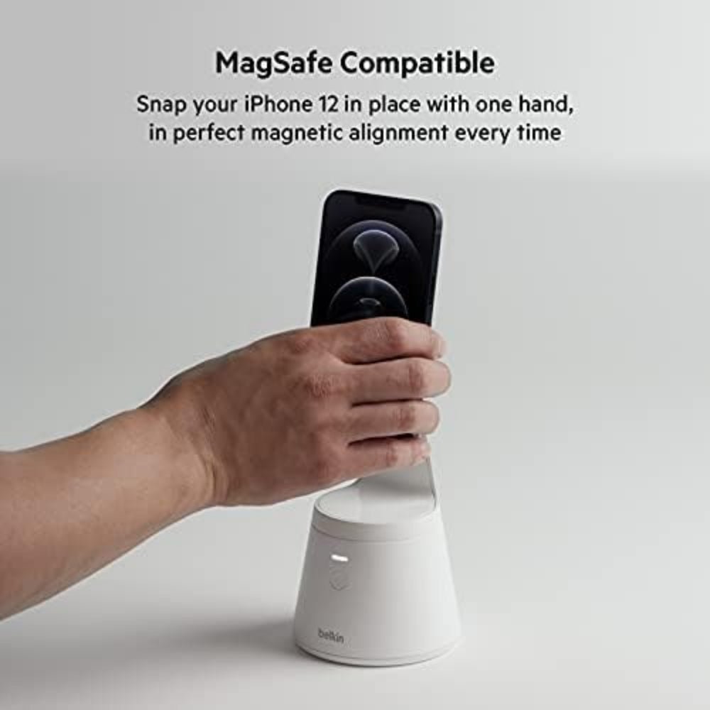 [OPEN BOX] BELKIN Magnetic Phone Mount With Face Tracking - White