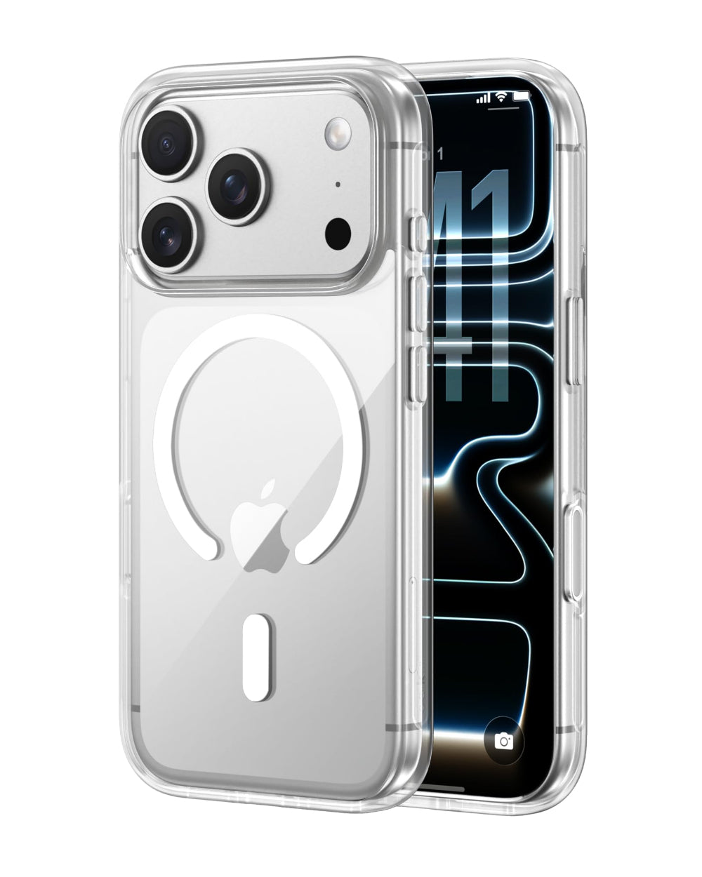 جراب شفاف من بيلكين لهاتف آيفون 17 برو بتقنية شيرفورس الشفافة