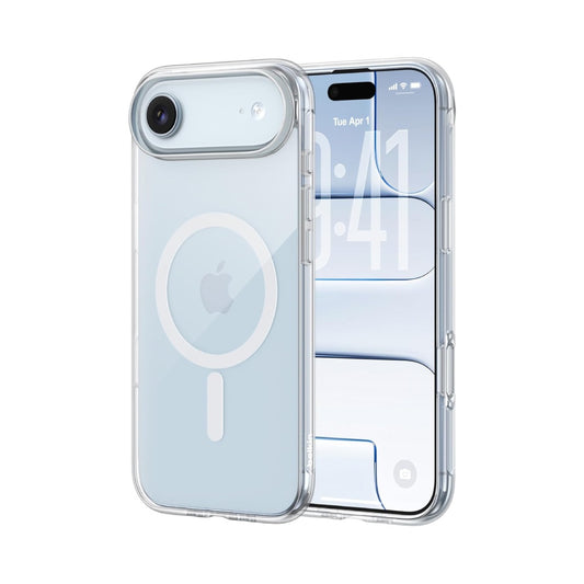Belkin Clear Case for iPhone 17 Air 6.9", 6 Ft. Drop Protection, MagSafe Compatible, Anti-Scratch, Slim 1.1cm, Raised Edges, Easy Grip, Polished Buttons, Made with Recycled Material - Clear