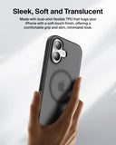 Belkin Grip Case for iPhone 17 6.3", 6 Ft. Drop Protection, MagSafe Compatible, Anti-Scratch, Slim 1.1cm, Raised Edges, Enhanced Grip, Polished Buttons, Made with Recycled Material - Black