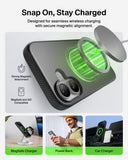 Belkin Grip Case for iPhone 17 6.3", 6 Ft. Drop Protection, MagSafe Compatible, Anti-Scratch, Slim 1.1cm, Raised Edges, Enhanced Grip, Polished Buttons, Made with Recycled Material - Black