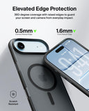 Belkin Grip Case for iPhone 17 Air 6.9", 6 Ft. Drop Protection, MagSafe Compatible, Anti-Scratch, Slim 1.1cm, Raised Edges, Enhanced Grip, Polished Buttons, Made with Recycled Material - Black