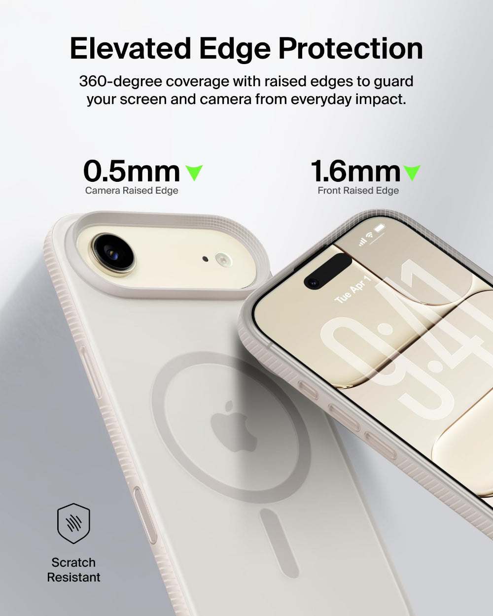 جراب BELKIN Grip لهاتف iPhone 17 Air Sheerforce Sand