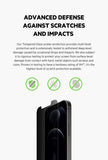 Belkin SCREENFORCE Privacy iPhone 12 / 12 Pro Screen Protector - Tempered Glass w/ AntiMicrobial Surface, 9H Hardness, Anti-Scratch, Case Friendly w/ Easy Align Tray - Privacy
