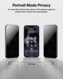 Belkin iPhone 17 Air Screen Protector 6.9", InvisiGlass Tempered Glass, Edge to Edge Drop Protection, Scratch Resistant, Case Friendly, w/ Easy Install Tray - Privacy